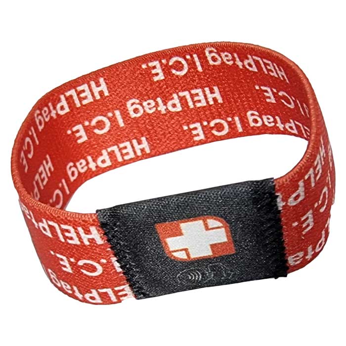 HELPtag Stretchable wrist/Arm band (Adult)